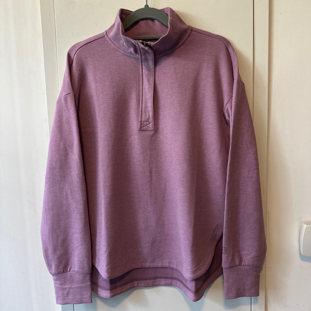 Avalanche Outdoor Supply Co Women’s Half-Zip Pullover Sweater Pink Purple Medium